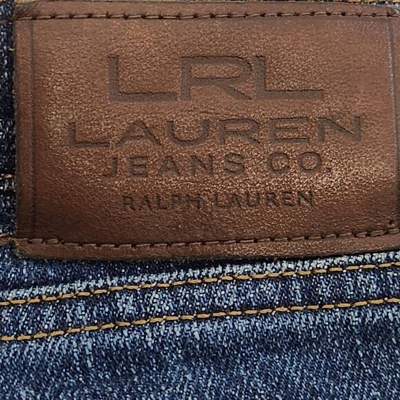 LRL Lauren Jeans Co. Classic Bootcut jeans blue denim size 4 petite - Picture 6 of 9